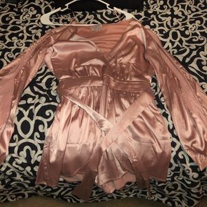 Satin romper